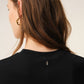 Sleeveless top in crepe jersey