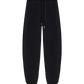 Black sweatpants on a white background