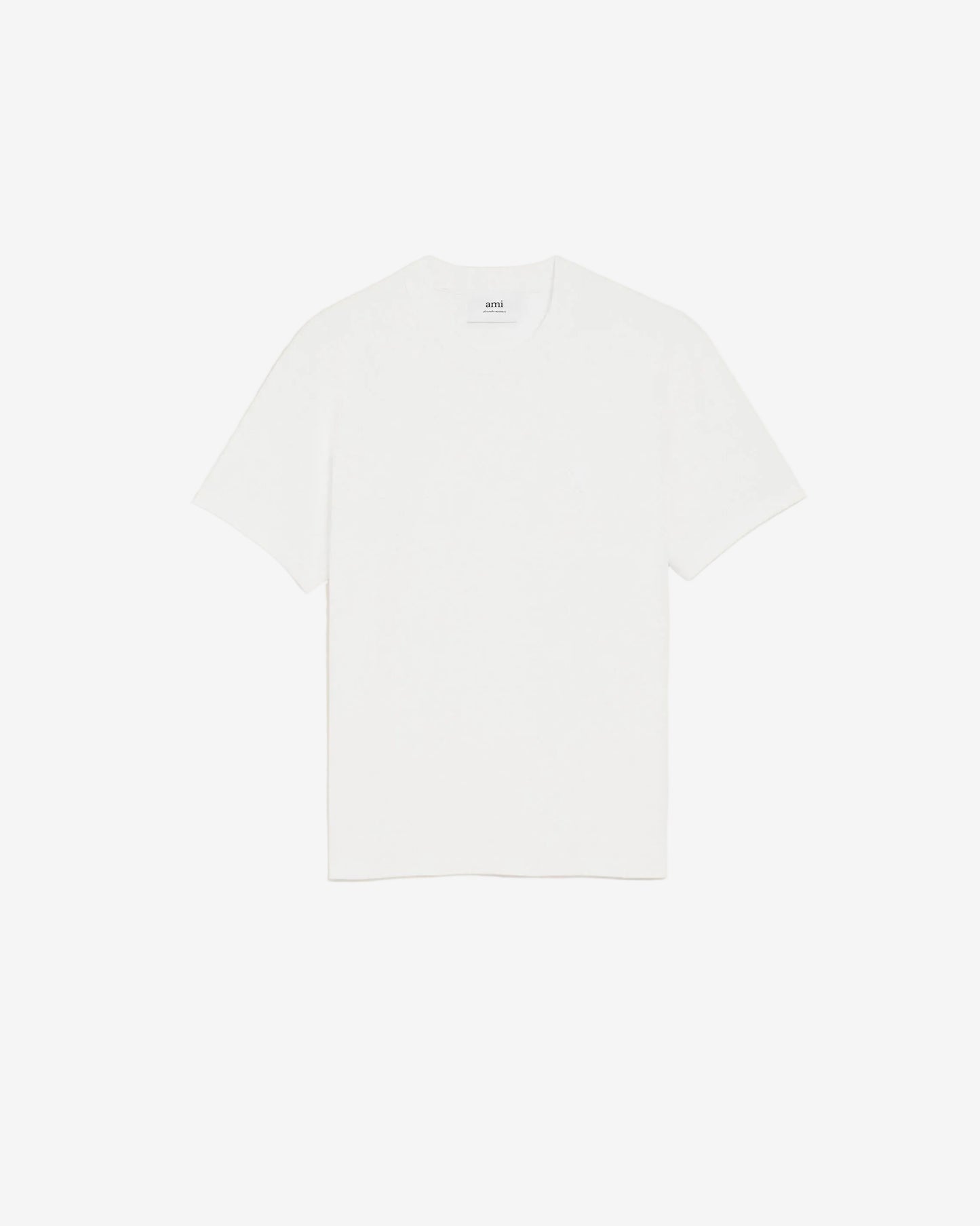 T-shirt With Tonal Embossed Big Ami De Coeur