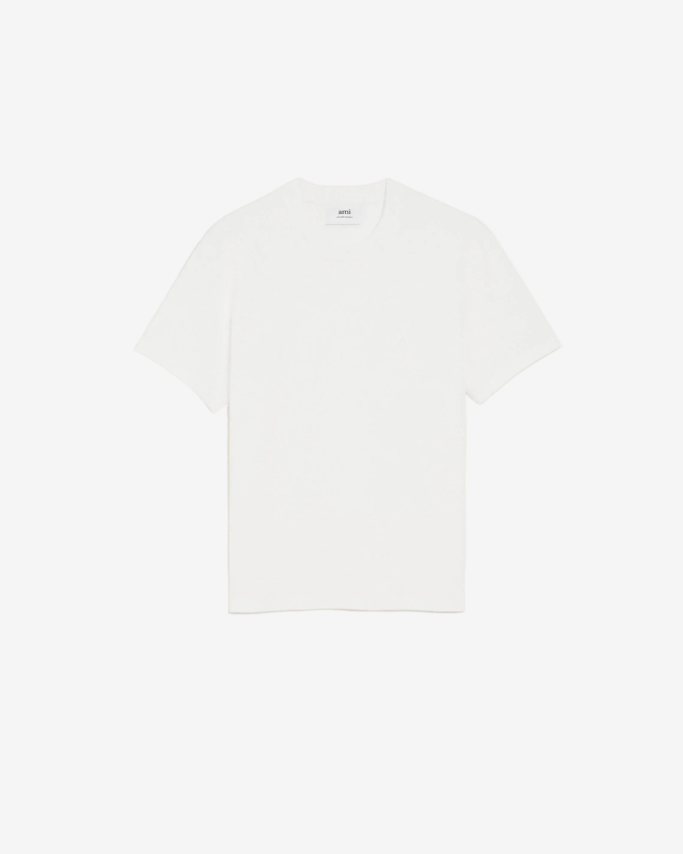 T-shirt With Tonal Embossed Big Ami De Coeur