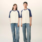 Short Sleeves Boxy Fit T-shirt With Ami De Coeur Knitted Patch