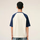 Short Sleeves Boxy Fit T-shirt With Ami De Coeur Knitted Patch
