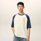 Short Sleeves Boxy Fit T-shirt With Ami De Coeur Knitted Patch