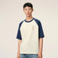 Short Sleeves Boxy Fit T-shirt With Ami De Coeur Knitted Patch