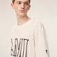 Boxy Fit Short Sleeves T-shirt With Ami Paris Print At Front And Back