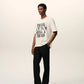 Boxy Fit Short Sleeves T-shirt "Thank You For Being A Friend"
