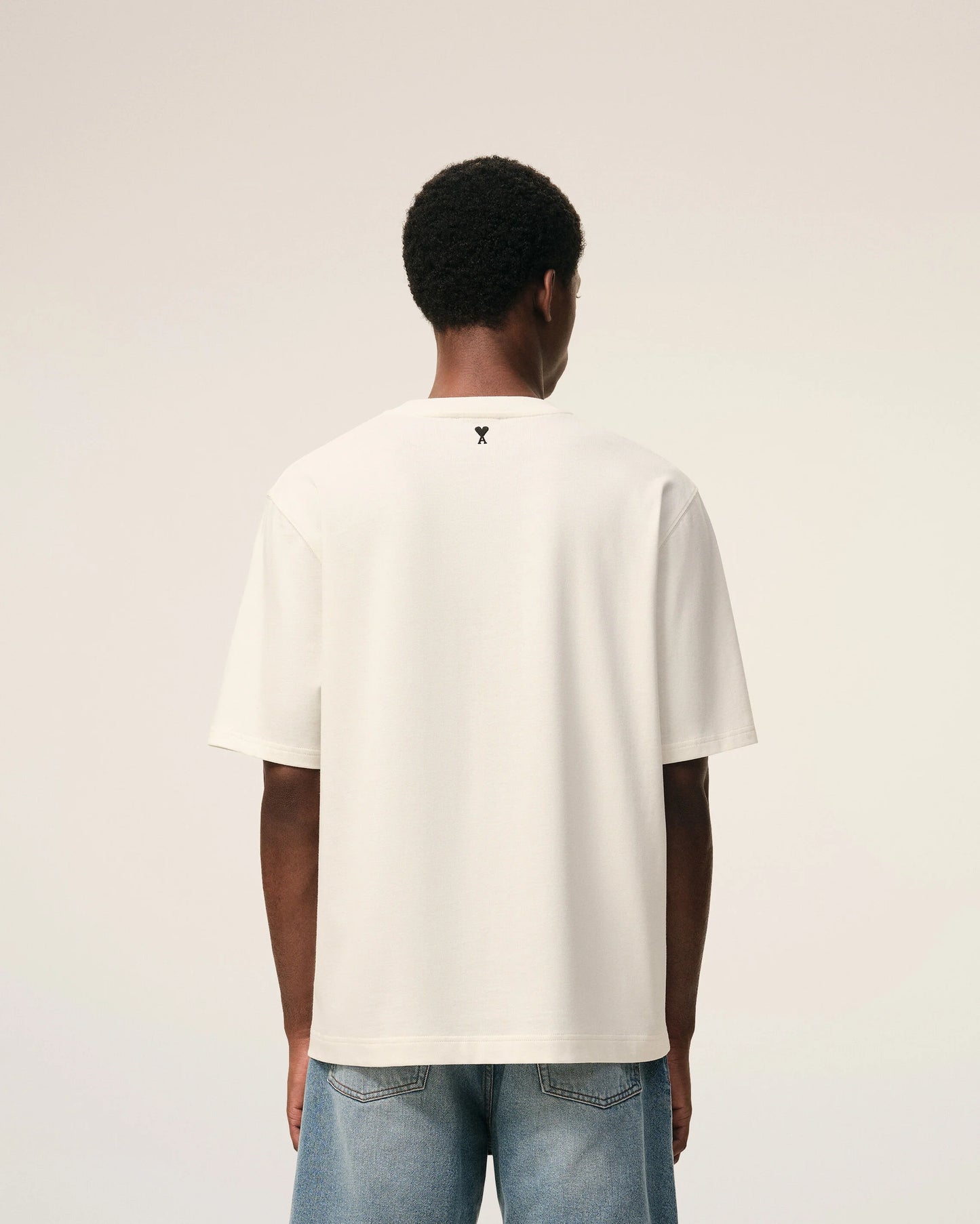 Boxy Fit Short Sleeves T-shirt With Signature Print At Front