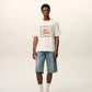 Boxy Fit Short Sleeves T-shirt With Signature Print At Front