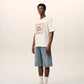 Boxy Fit Short Sleeves T-shirt With Signature Print At Front