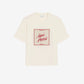 Boxy Fit Short Sleeves T-shirt With Signature Print At Front