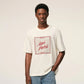Boxy Fit Short Sleeves T-shirt With Signature Print At Front