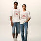 Boxy Fit Short Sleeves T-shirt With Signature Print At Front