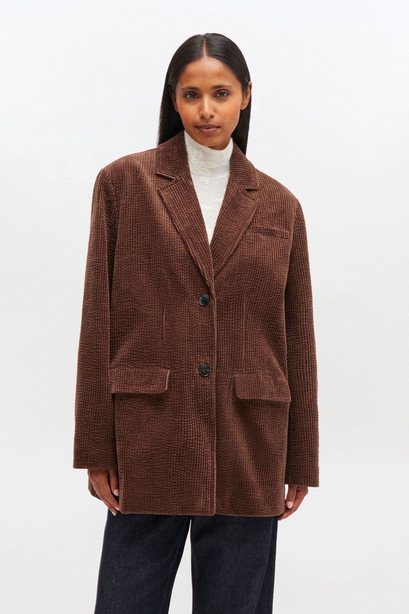 Seersucker Corduroy Blazer