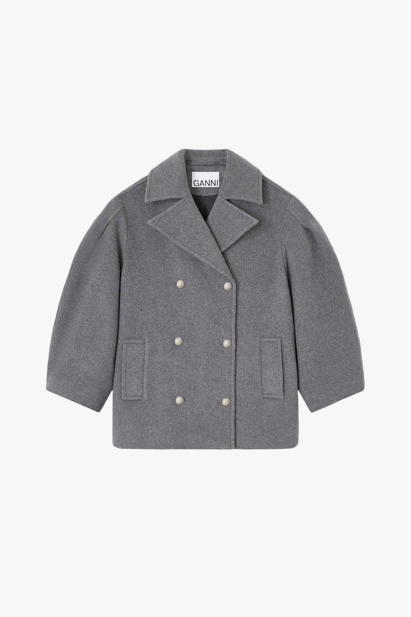 Peacoat Wool Midi Coat