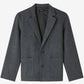 Gray blazer on a white background