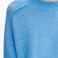 Blue sweater on a white background