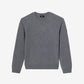 Gray sweater on a white background