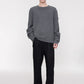 Gray sweater on a white background