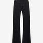 Black jeans on a white background