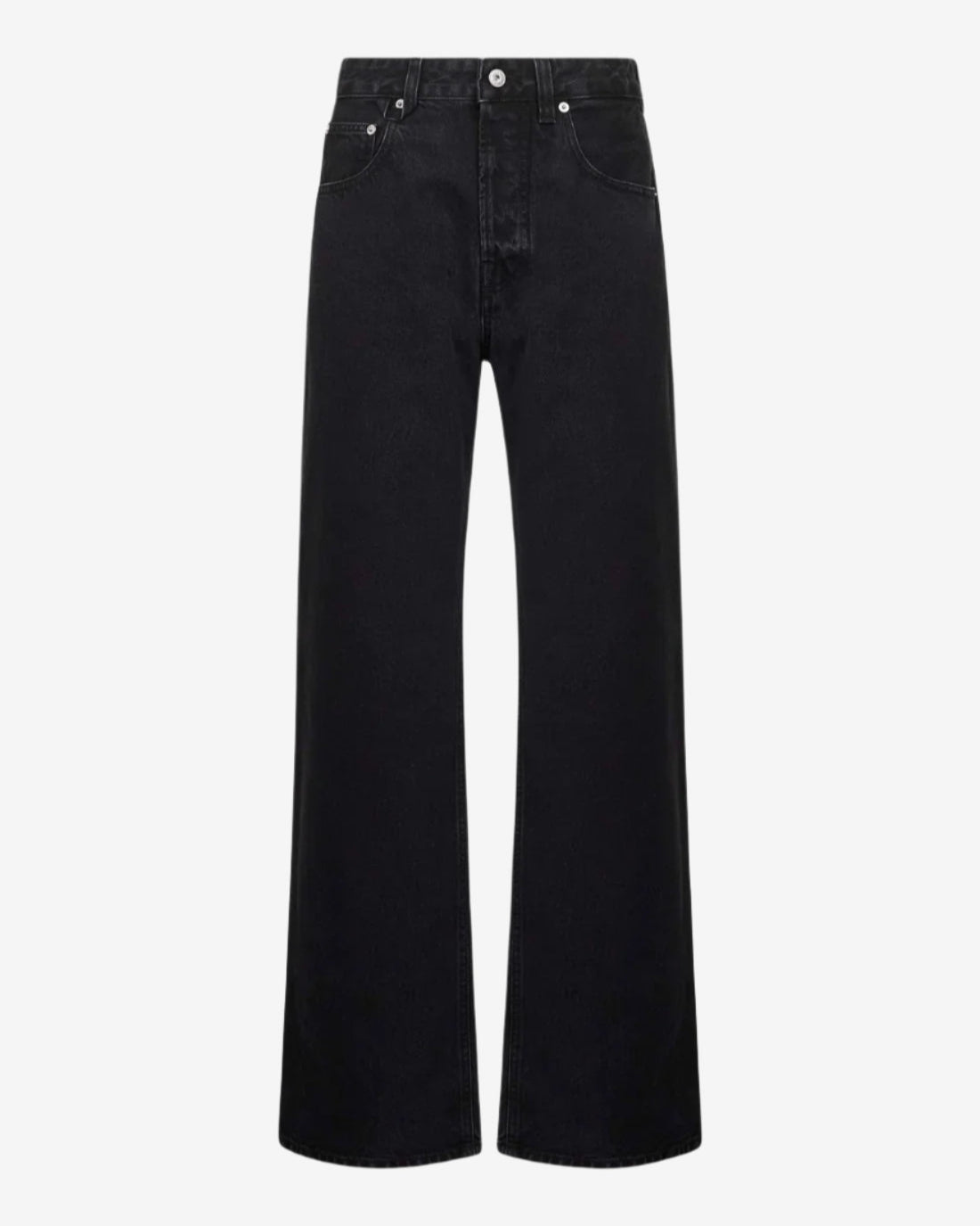 Black jeans on a white background