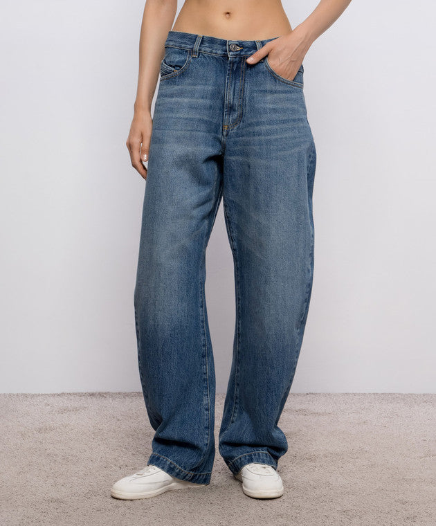 Sky blue jeans