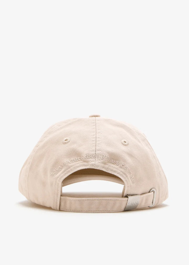 Beige Canvas Cap