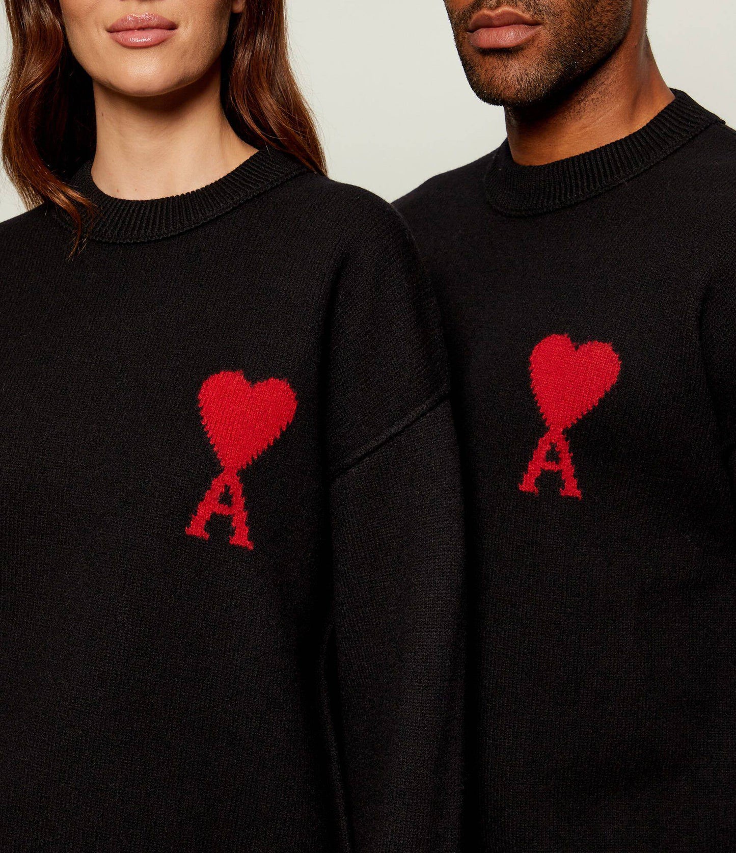 Ami De Coeur Wool Crewneck Sweater