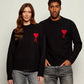 Ami De Coeur Wool Crewneck Sweater