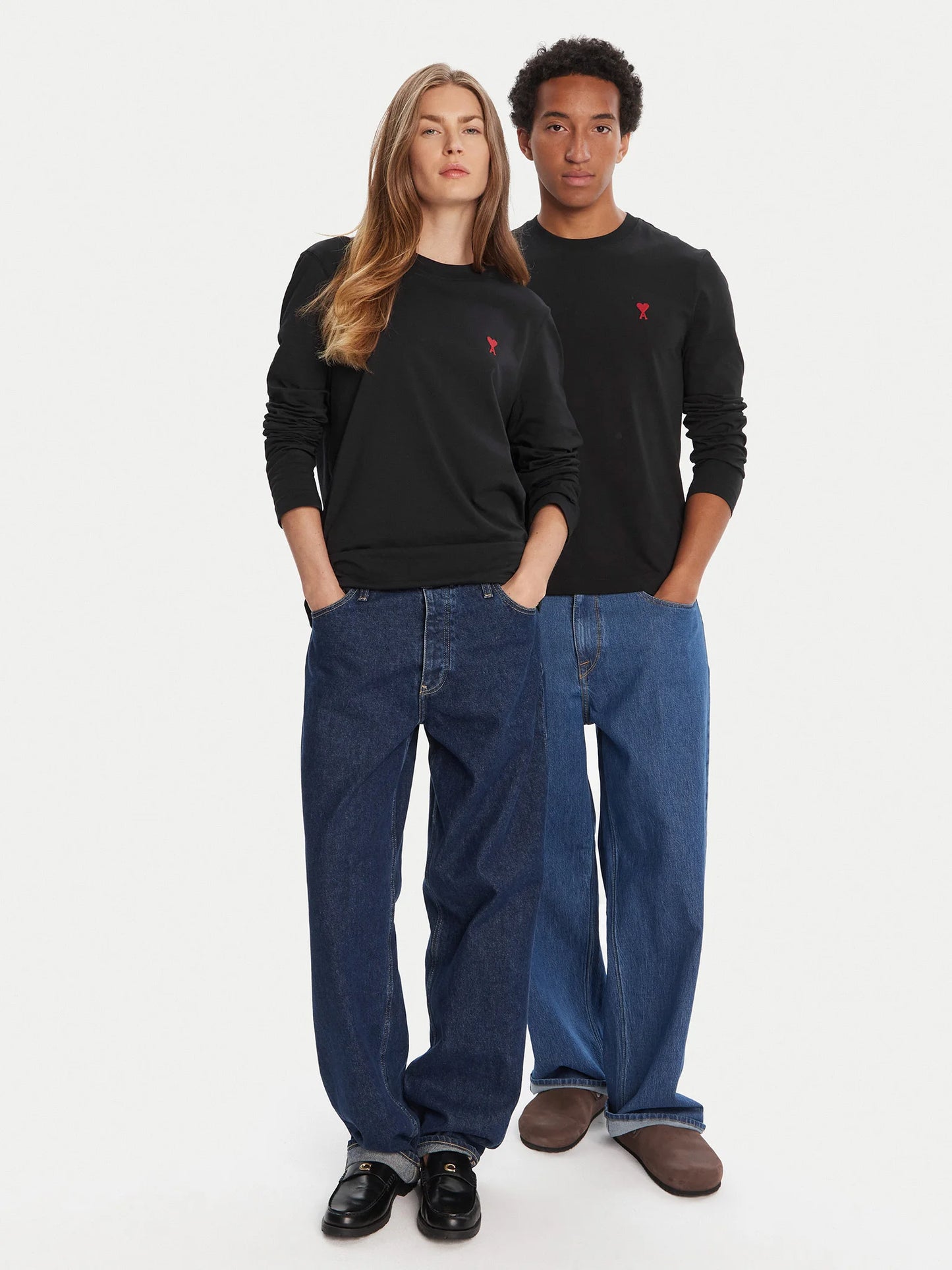 Red Heart Friend Long Sleeve T-Shirt