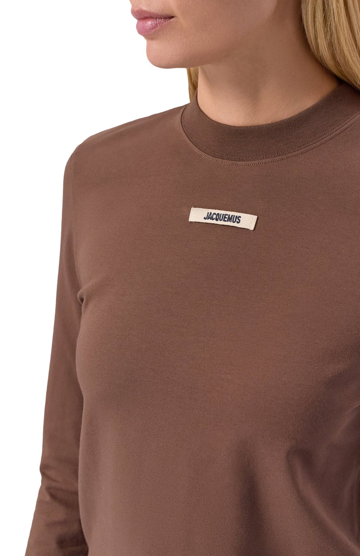 Logo Patch Long Sleeve T Shirt