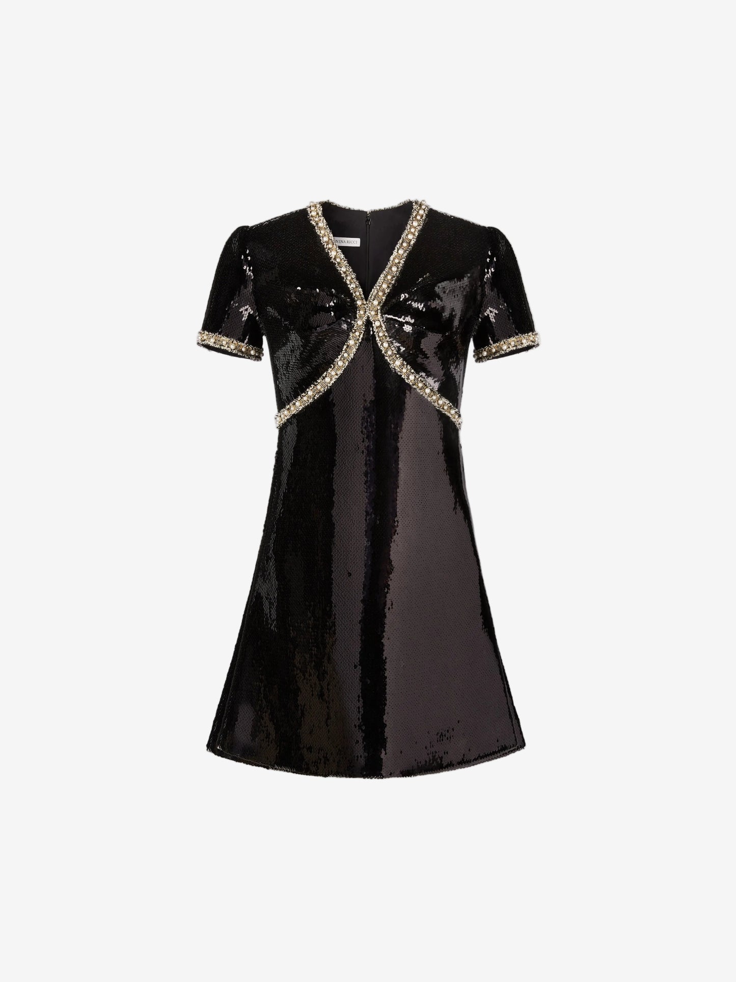 Nina Ricci sequin-design Mini Dress