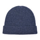 Knitted hat with contrast details