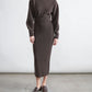 Nanushka Zothy Ribbed-Knit Midi Dress
