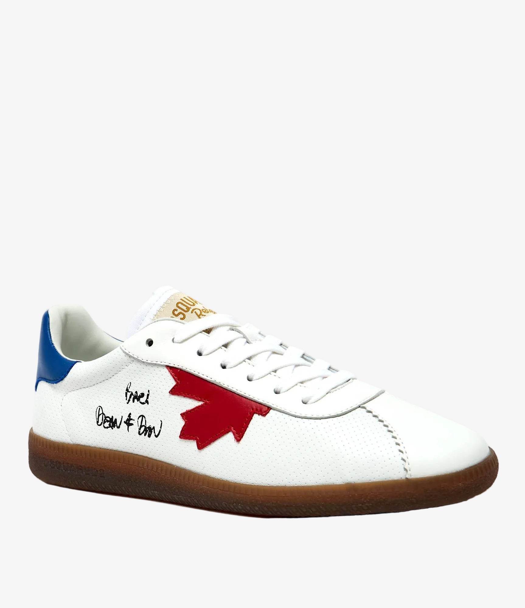 Dsquared2 White Lace Up Sneakers