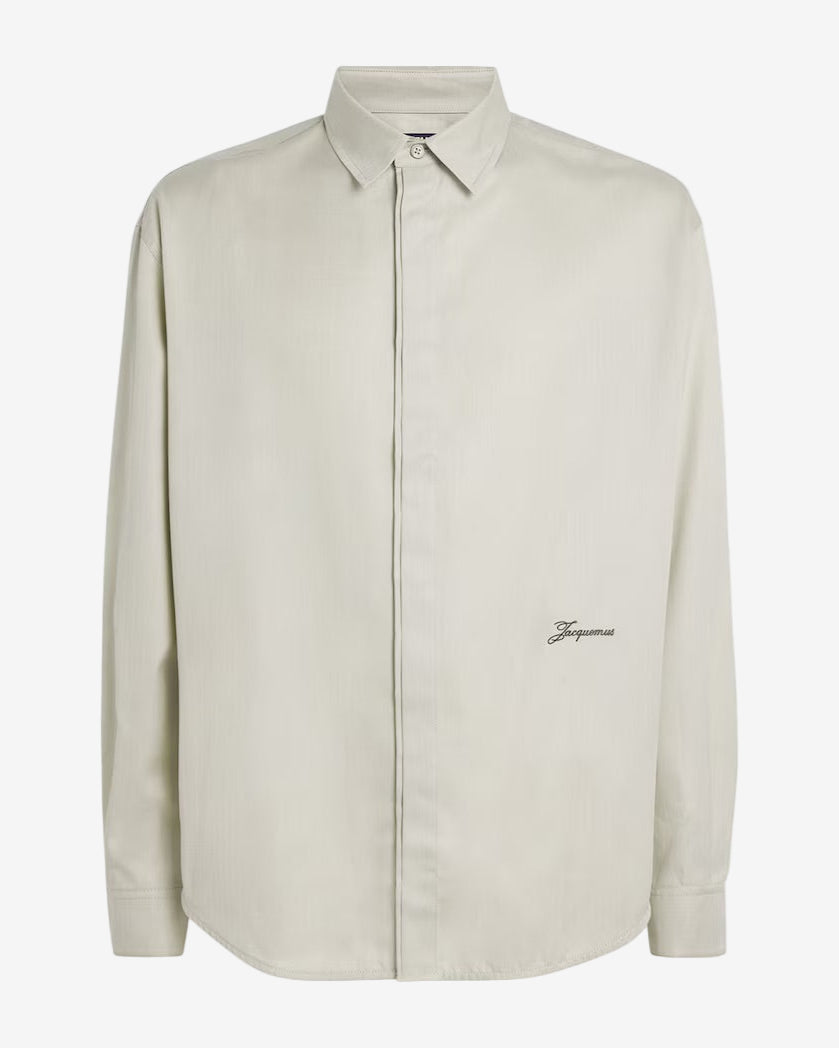 The Simon long-sleeve shirt Green