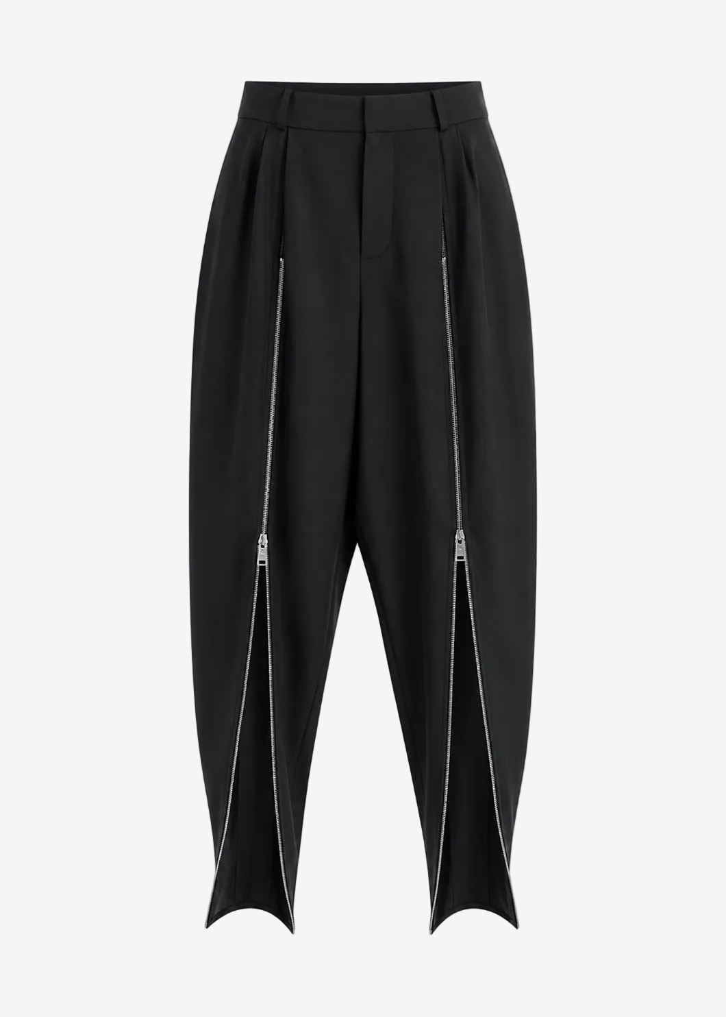 Double Zipped Sarouel Pants