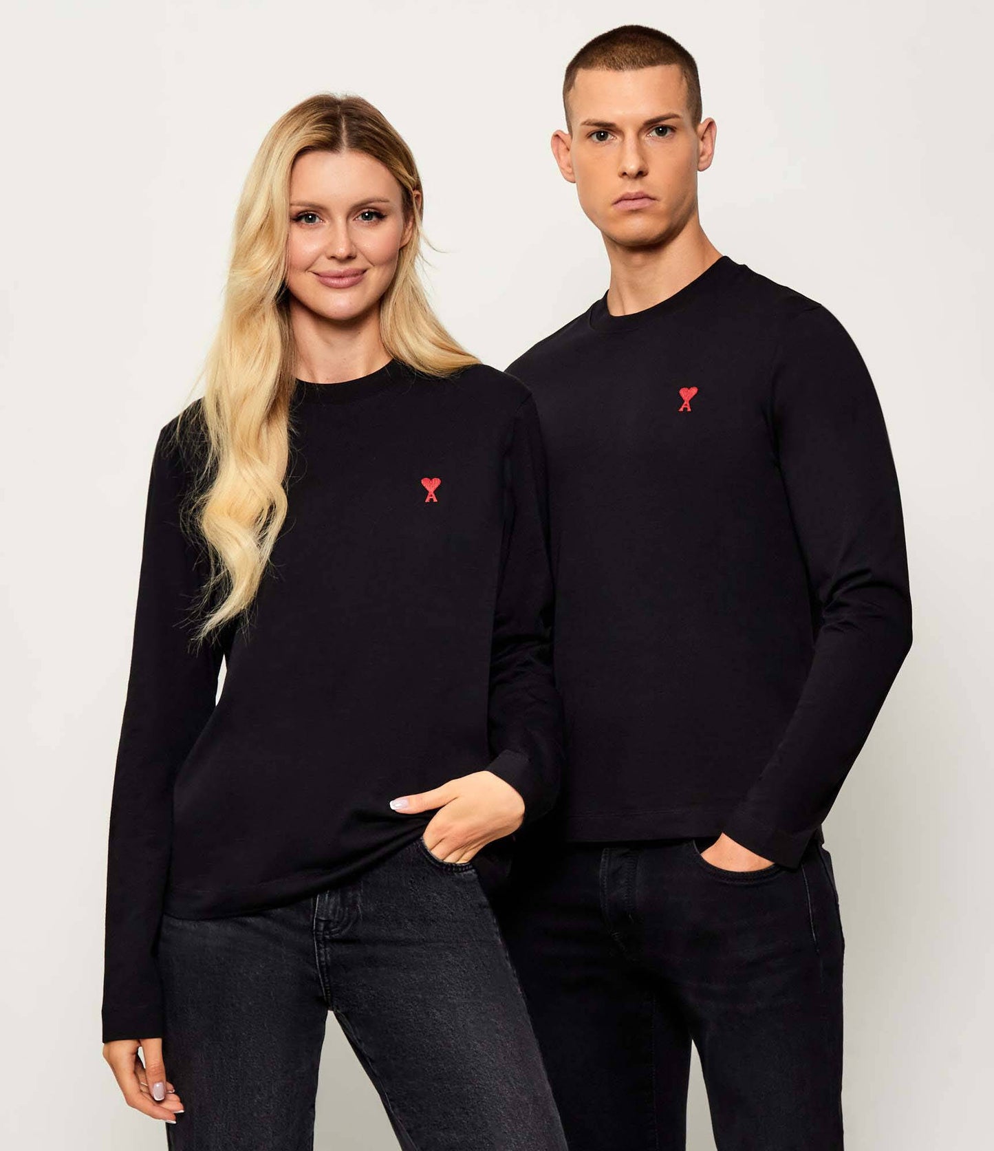 Red Heart Friend Long Sleeve T-Shirt