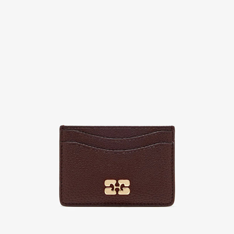GANNI Card Holder in Grained