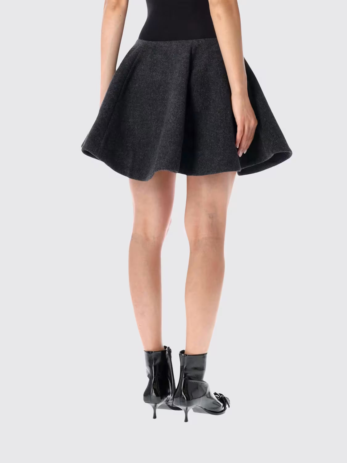 Peacoat Wool Skirt