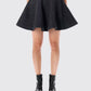Peacoat Wool Skirt