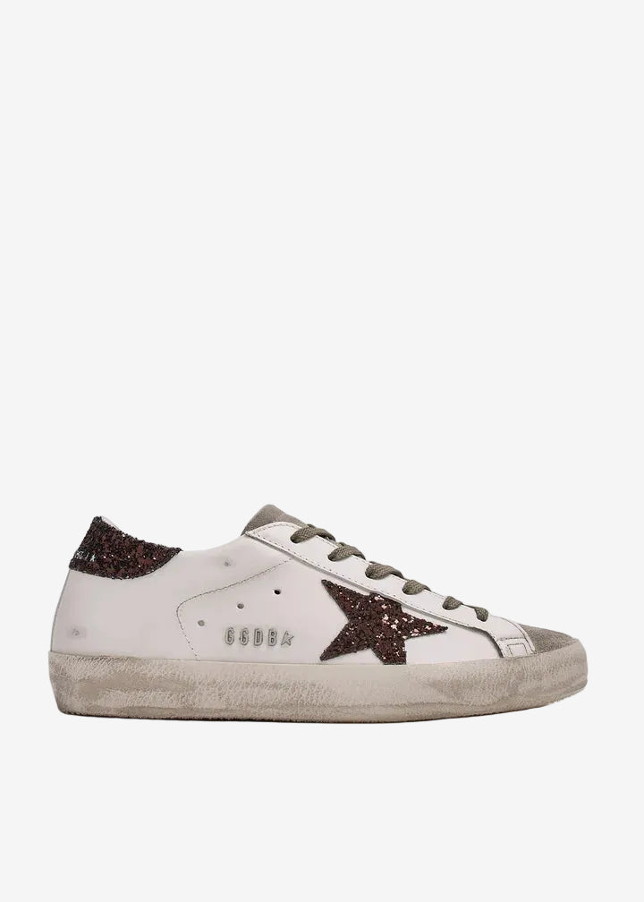 Golden Goose WHITE ‘Super-Star’ sports shoes