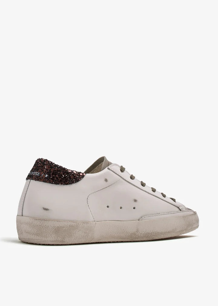Golden Goose WHITE ‘Super-Star’ sports shoes