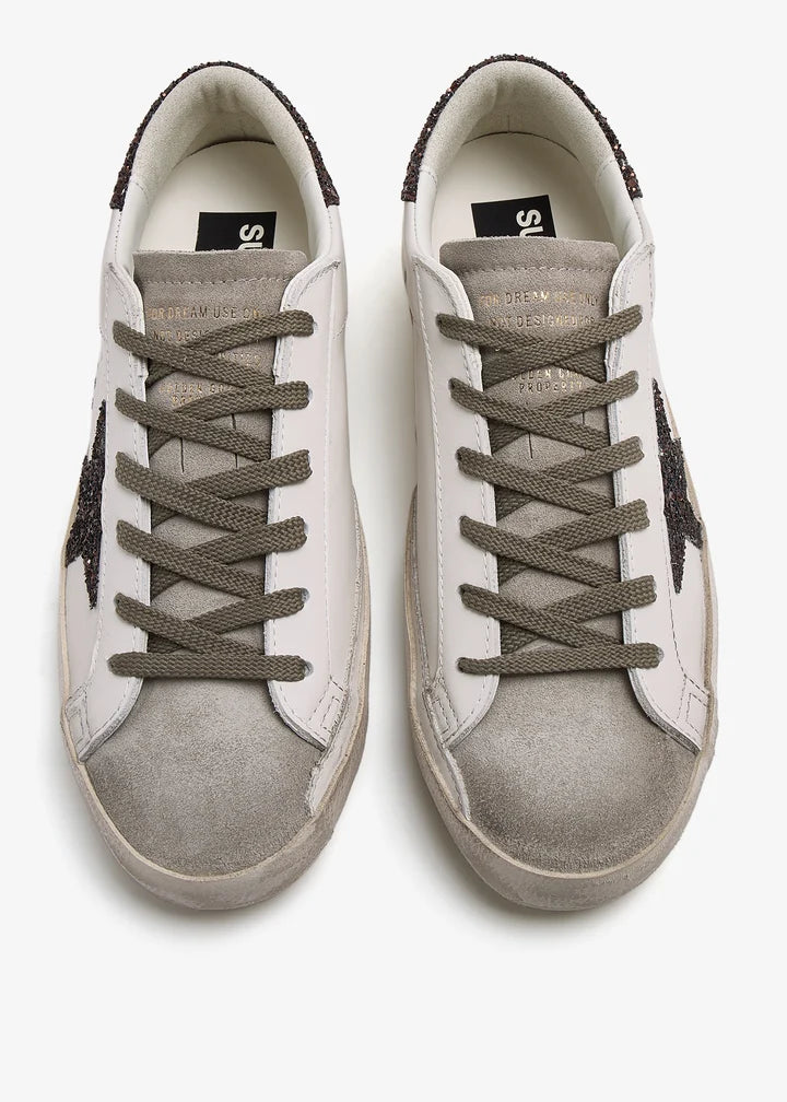 Golden Goose WHITE ‘Super-Star’ sports shoes