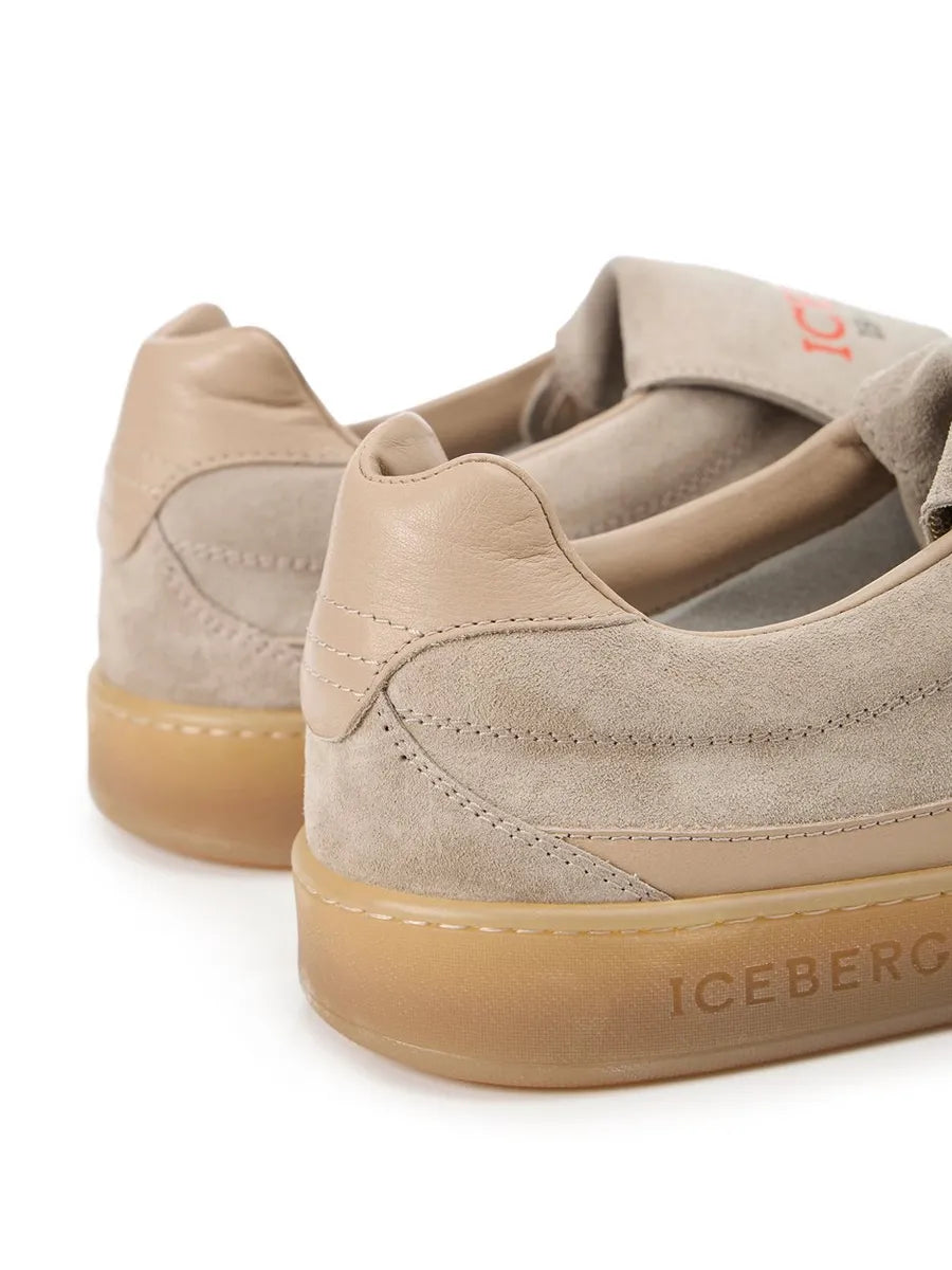 Sneakers ICEBERG Beige Low-Top With An Essential Design