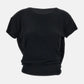 Jacquemus Le Haut Mistral draped-back T-shirt