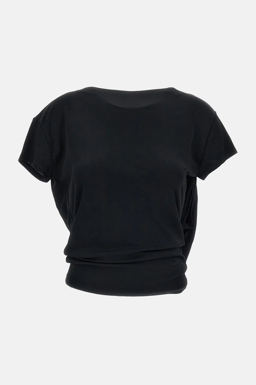 Jacquemus Le Haut Mistral draped-back T-shirt