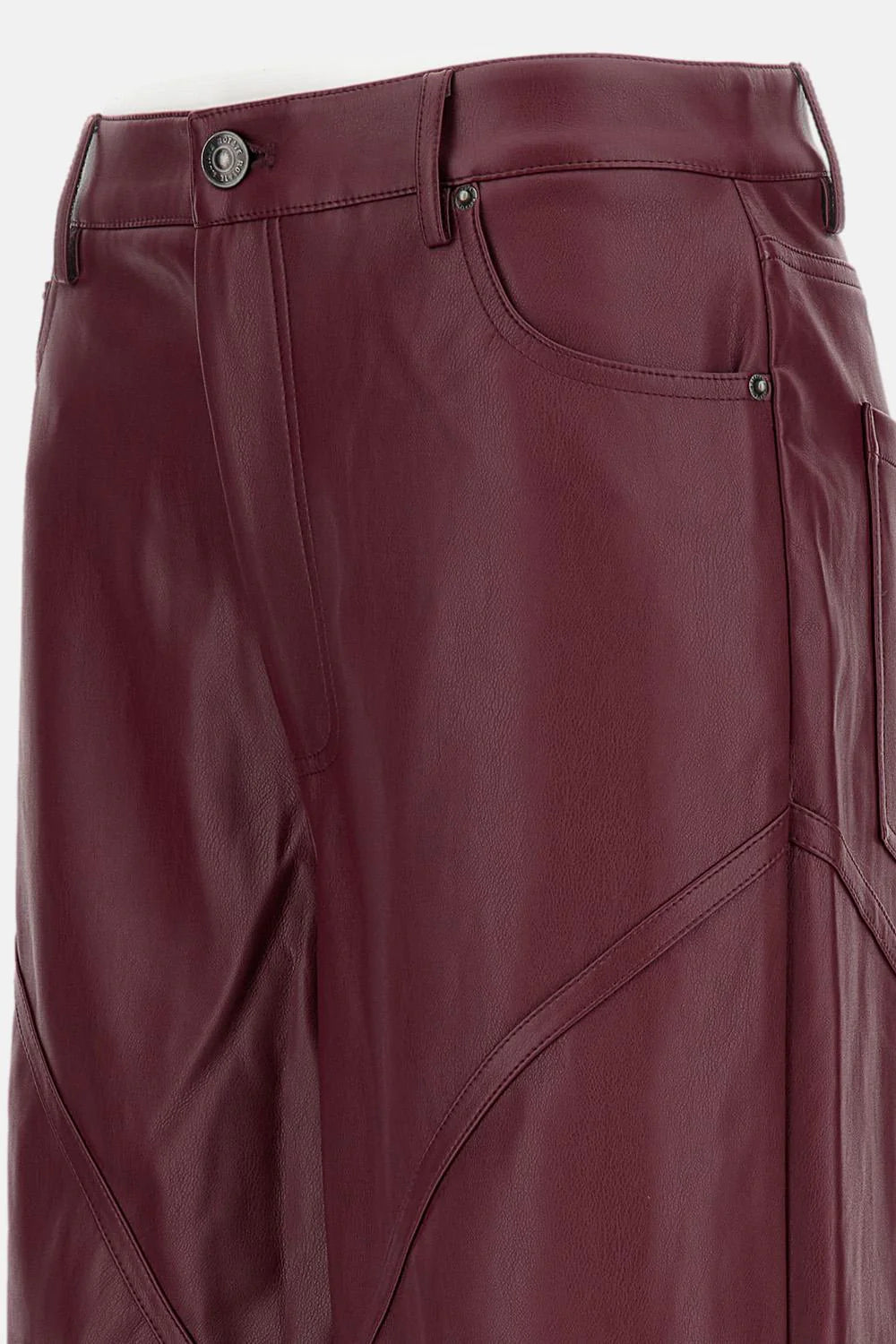 Mid Waisted Piping Pants