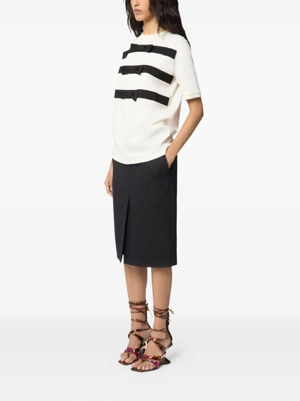 Nina Ricci bow details T-shirt