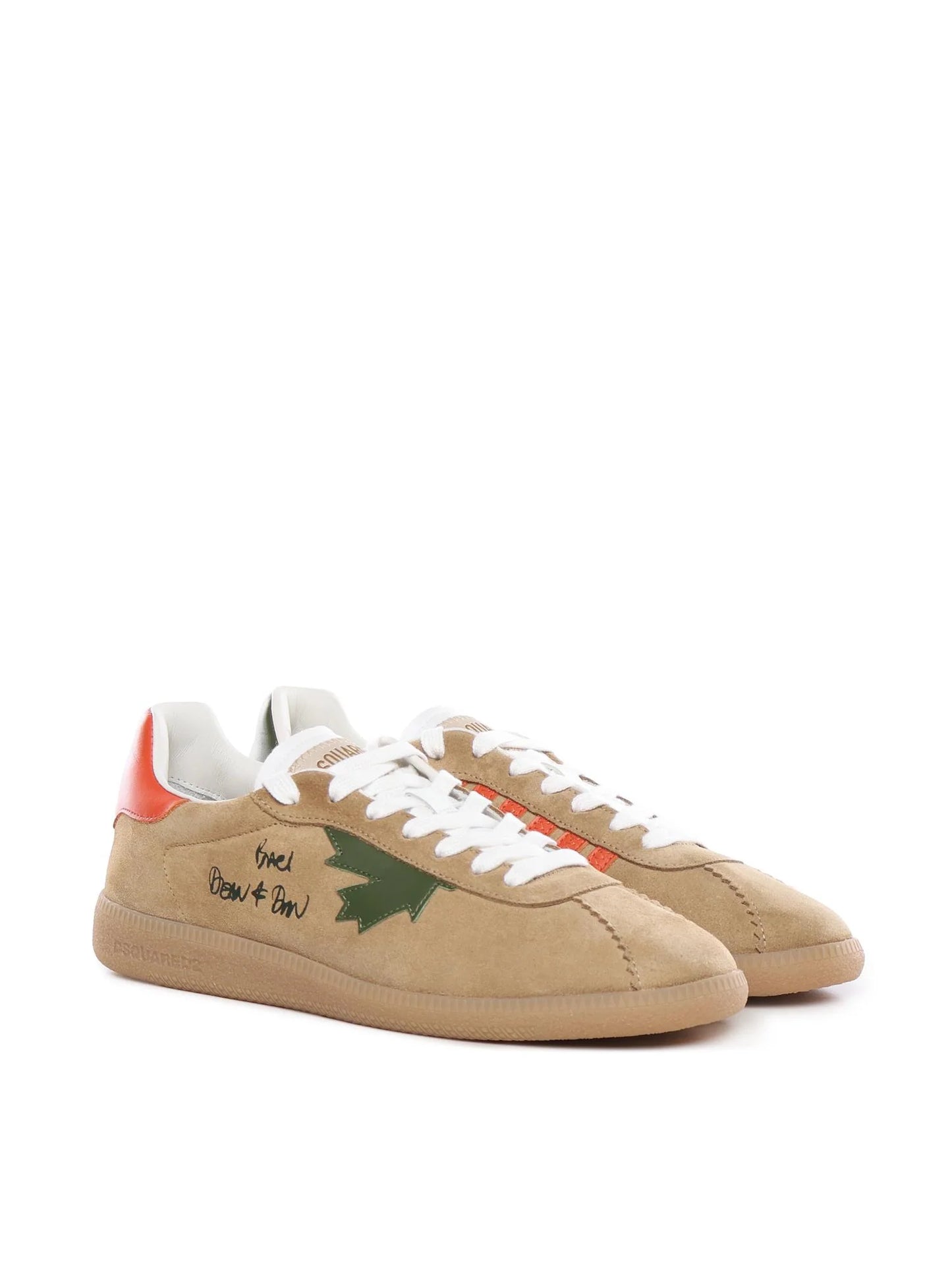 Dsquared2 Brown Lace Up Sneakers