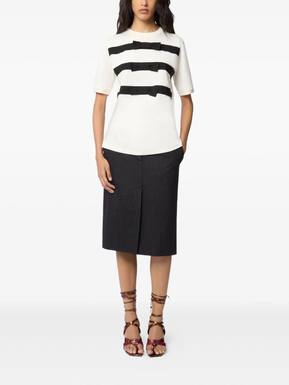 Nina Ricci bow details T-shirt